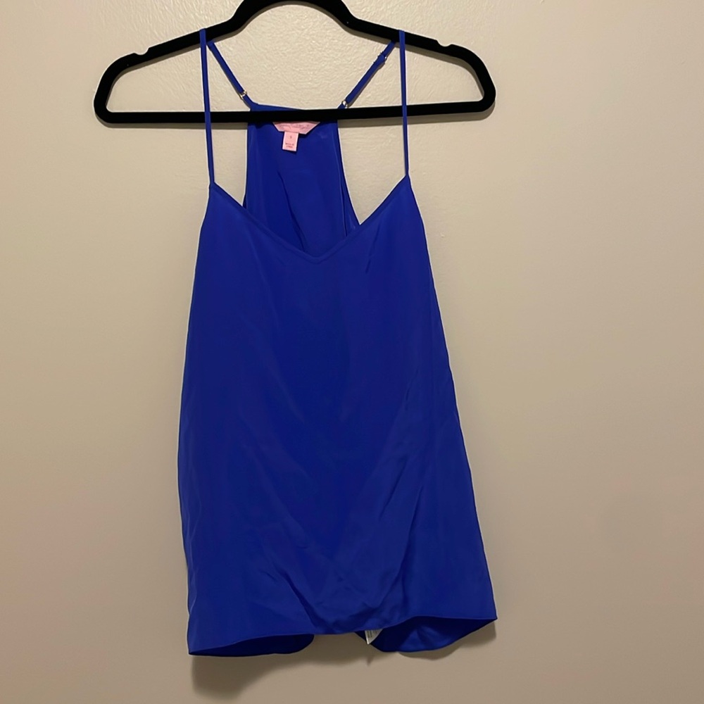 Lilly Pulitzer Pixie Silk Flowy Tank Top Size Small